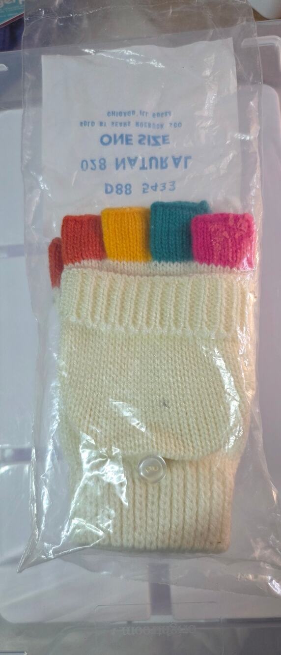 Sears deadstock fingerpop mittens *1978*